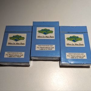 3 Decks of Tropicana Casino Cards